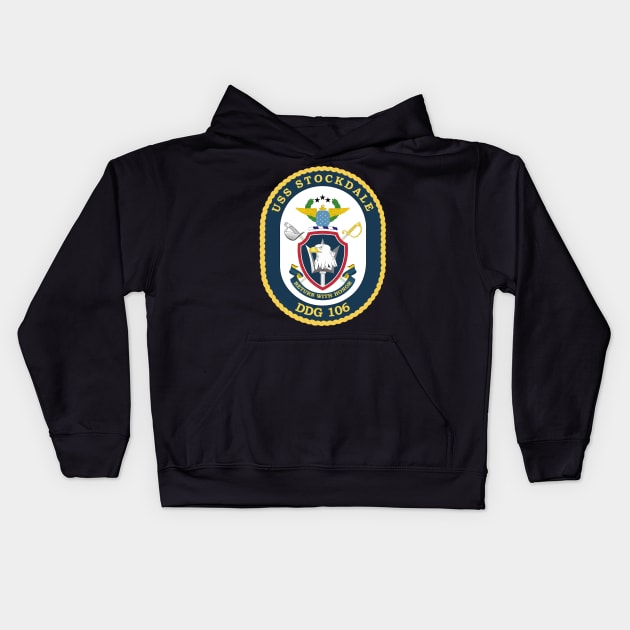 USS Stockdale (DDG-106) wo Txt Kids Hoodie by twix123844